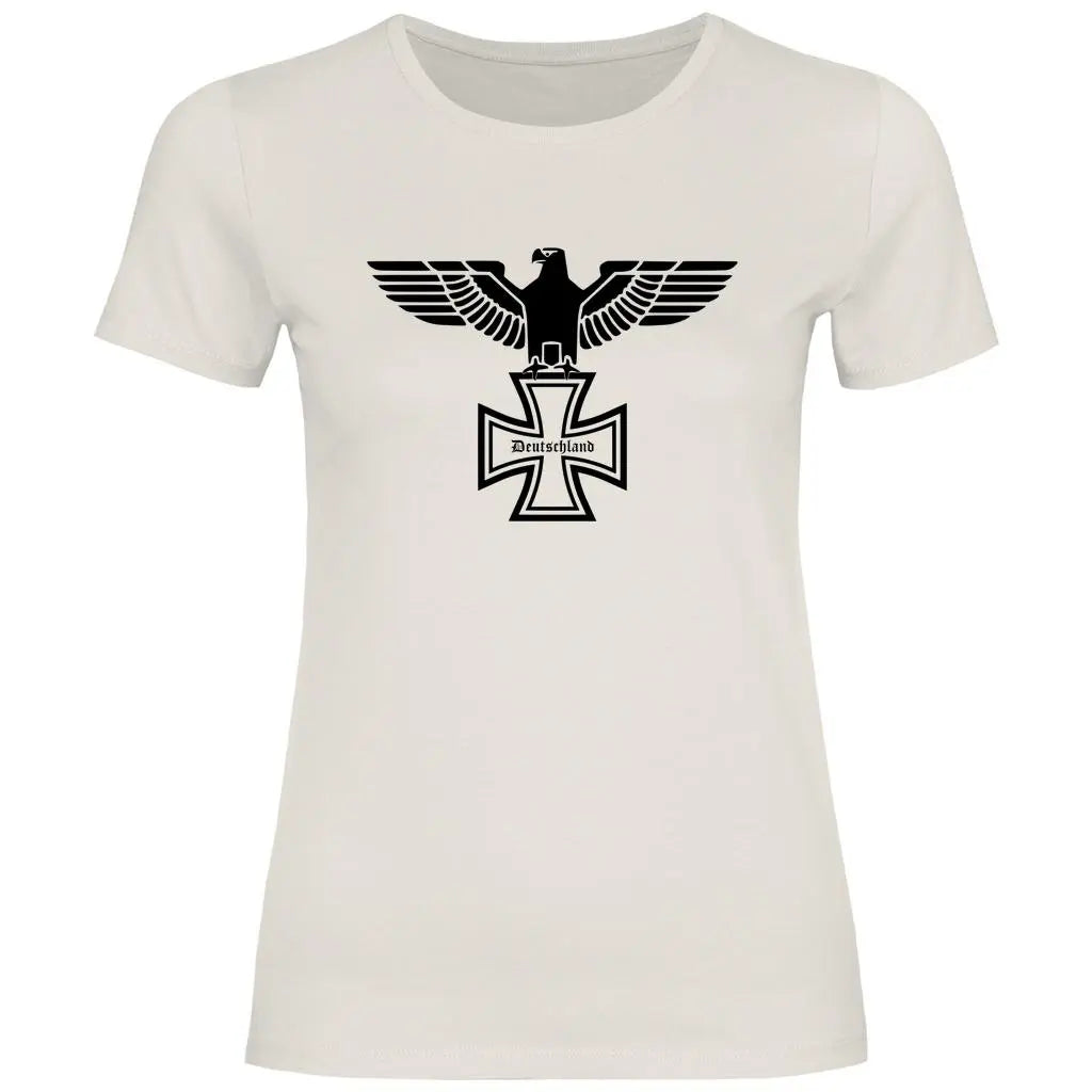 Reichsadler T-Shirt 'Eisernes Kreuz' Damen PatriotenPrint