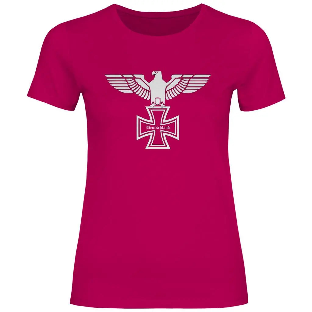 Reichsadler T-Shirt 'Eisernes Kreuz' Damen PatriotenPrint