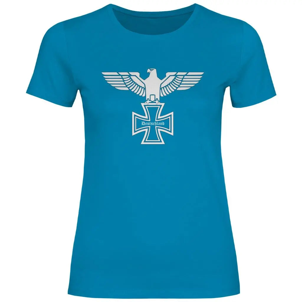 Reichsadler T-Shirt 'Eisernes Kreuz' Damen PatriotenPrint