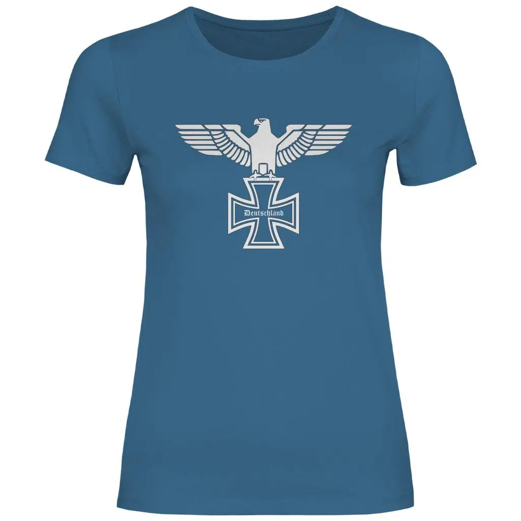 Reichsadler T-Shirt 'Eisernes Kreuz' Damen PatriotenPrint