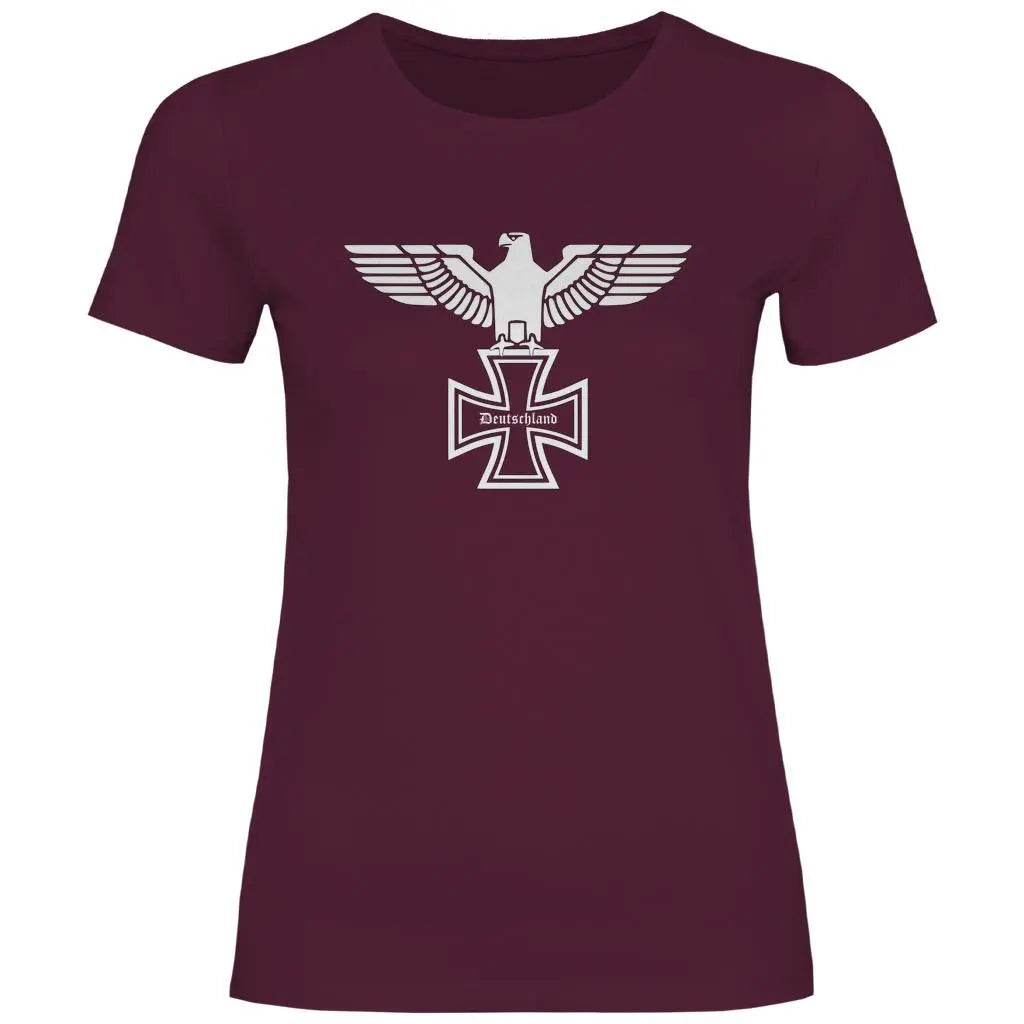 Reichsadler T-Shirt 'Eisernes Kreuz' Damen PatriotenPrint