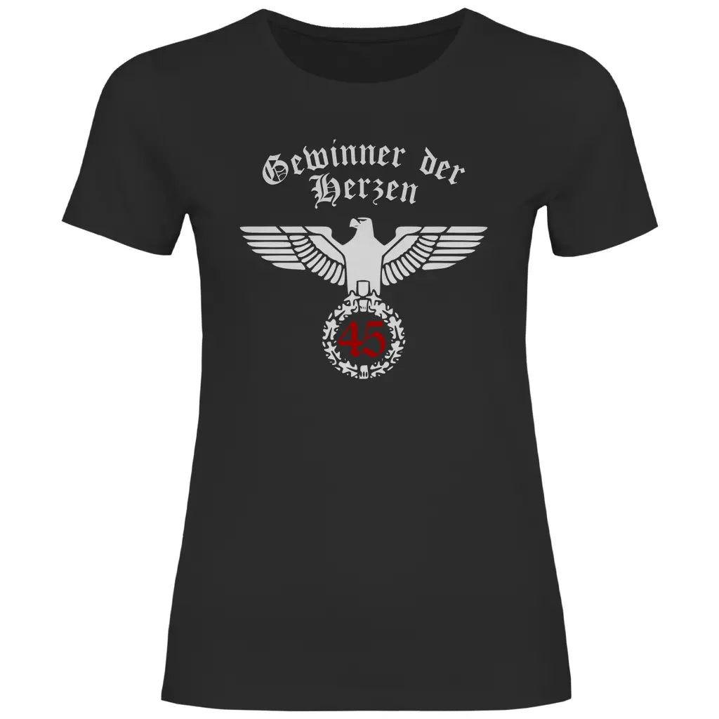 Reichsadler T-Shirt 'Gewinner der Herzen 45' Damen