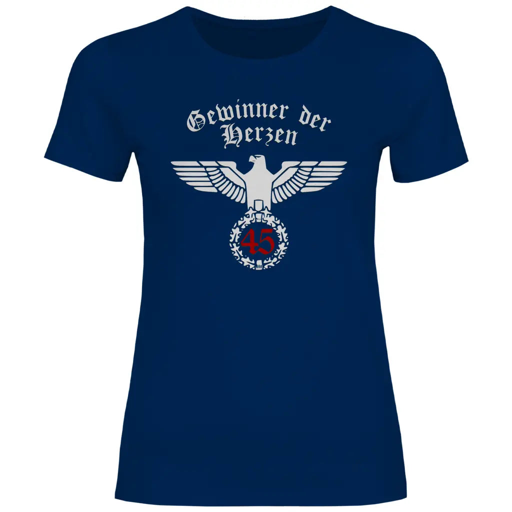 Reichsadler T-Shirt 'Gewinner der Herzen 45' Damen