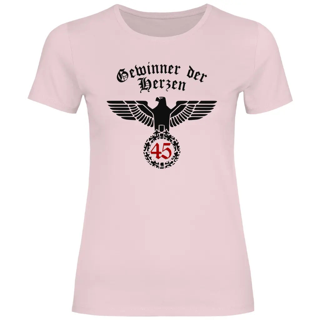 Reichsadler T-Shirt 'Gewinner der Herzen 45' Damen