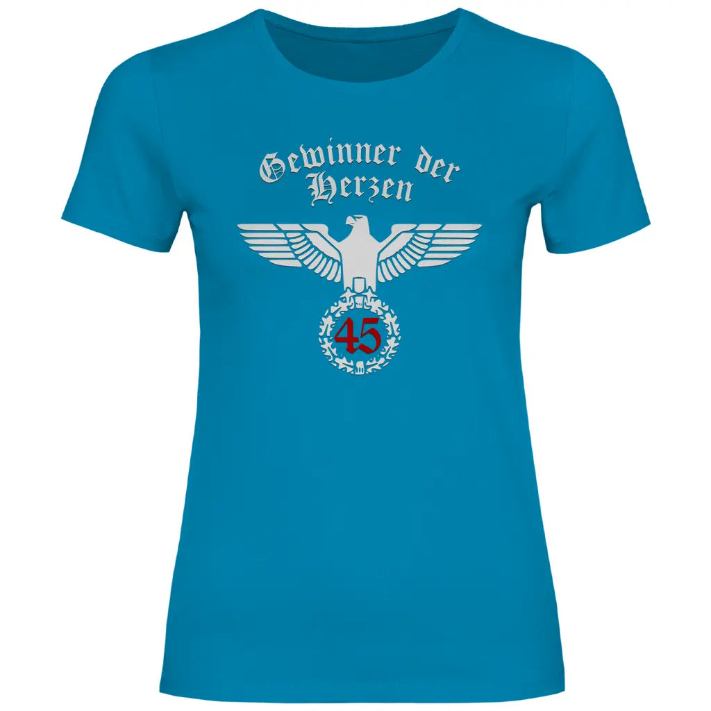 Reichsadler T-Shirt 'Gewinner der Herzen 45' Damen