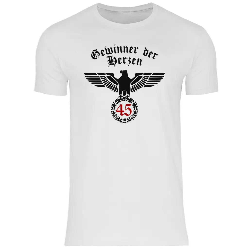 Reichsadler T-Shirt 'Gewinner der Herzen 45' Herren