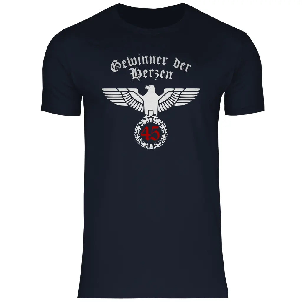 Reichsadler T-Shirt 'Gewinner der Herzen 45' Herren