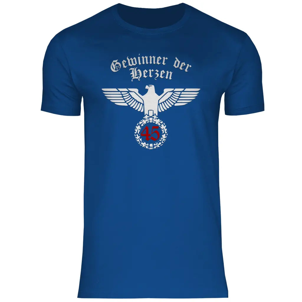 Reichsadler T-Shirt 'Gewinner der Herzen 45' Herren