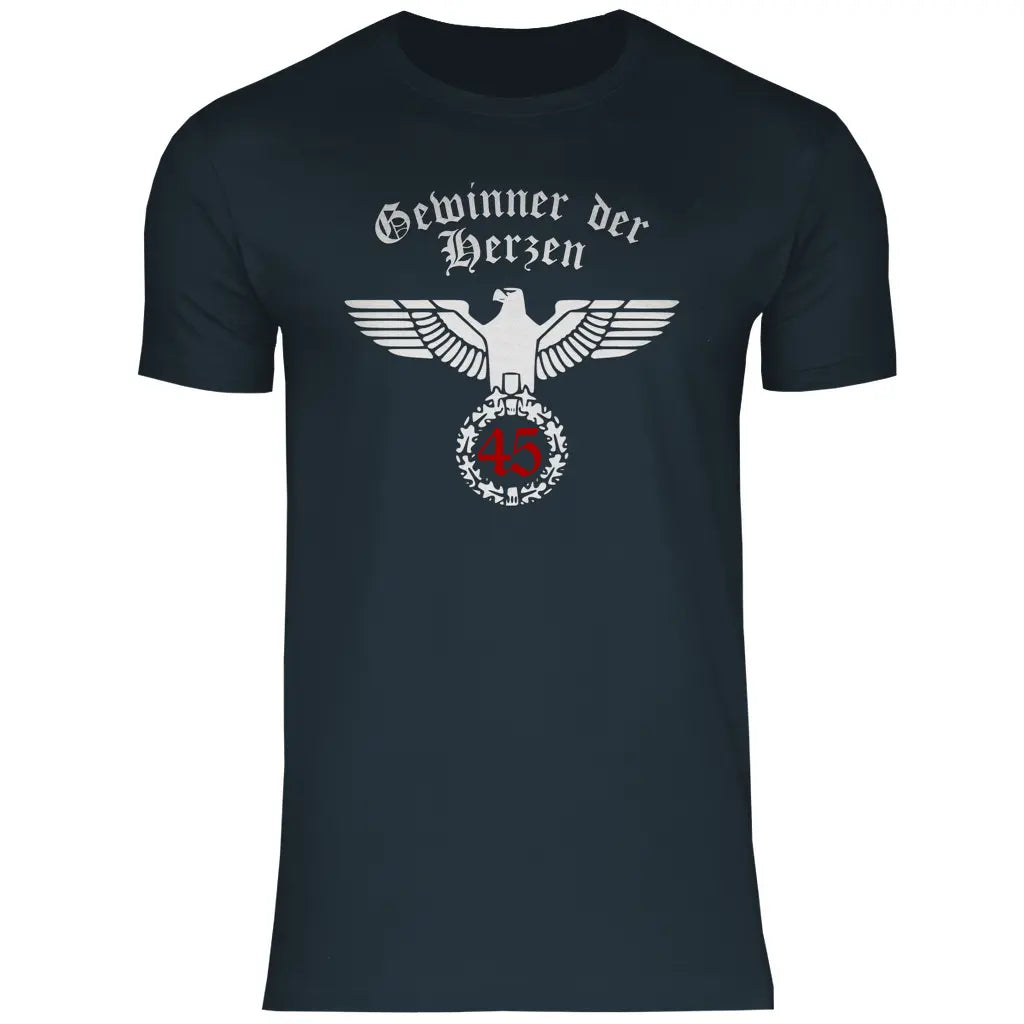Reichsadler T-Shirt 'Gewinner der Herzen 45' Herren