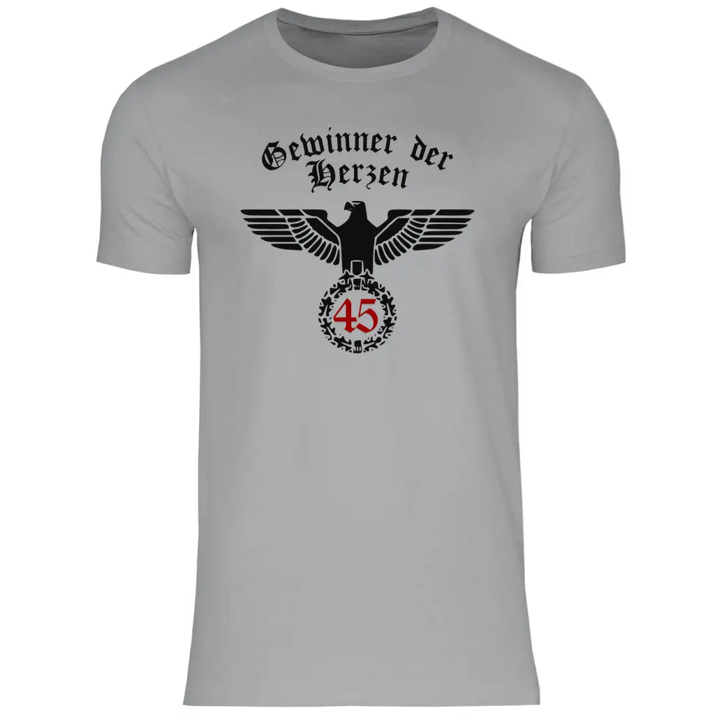 Reichsadler T-Shirt 'Gewinner der Herzen 45' Herren