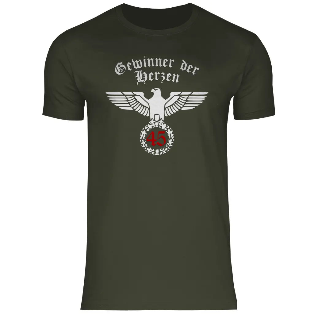 Reichsadler T-Shirt 'Gewinner der Herzen 45' Herren