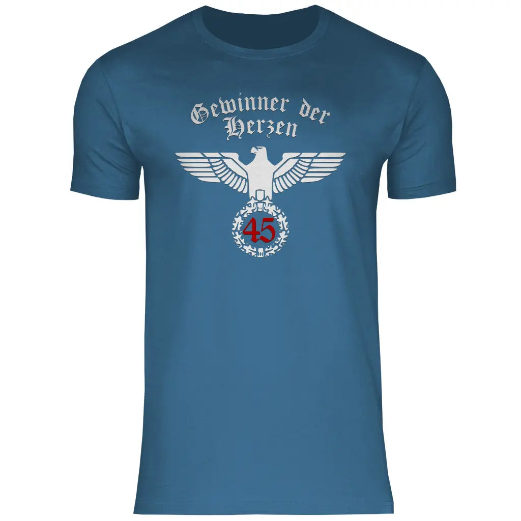 Reichsadler T-Shirt 'Gewinner der Herzen 45' Herren