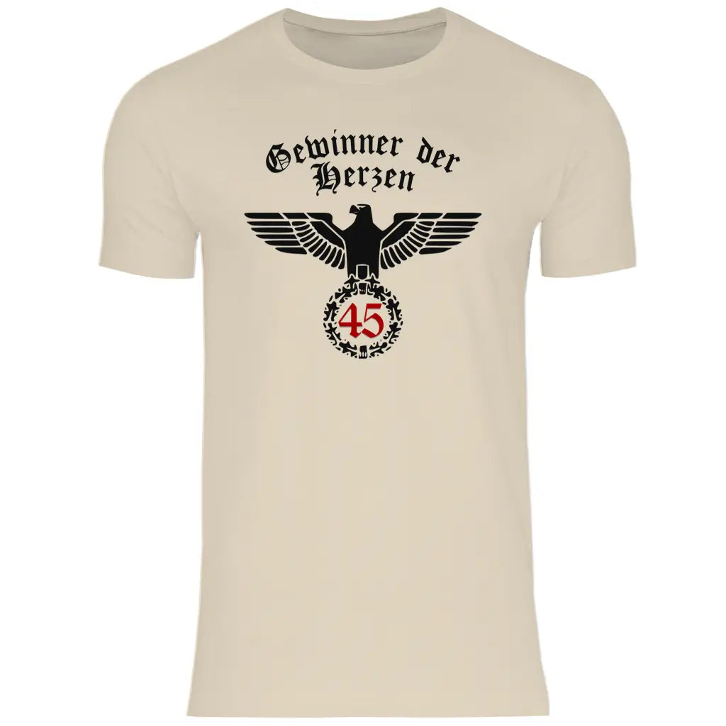 Reichsadler T-Shirt 'Gewinner der Herzen 45' Herren