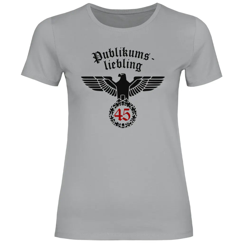 Reichsadler T-Shirt 'Publikumsliebling 45' Damen