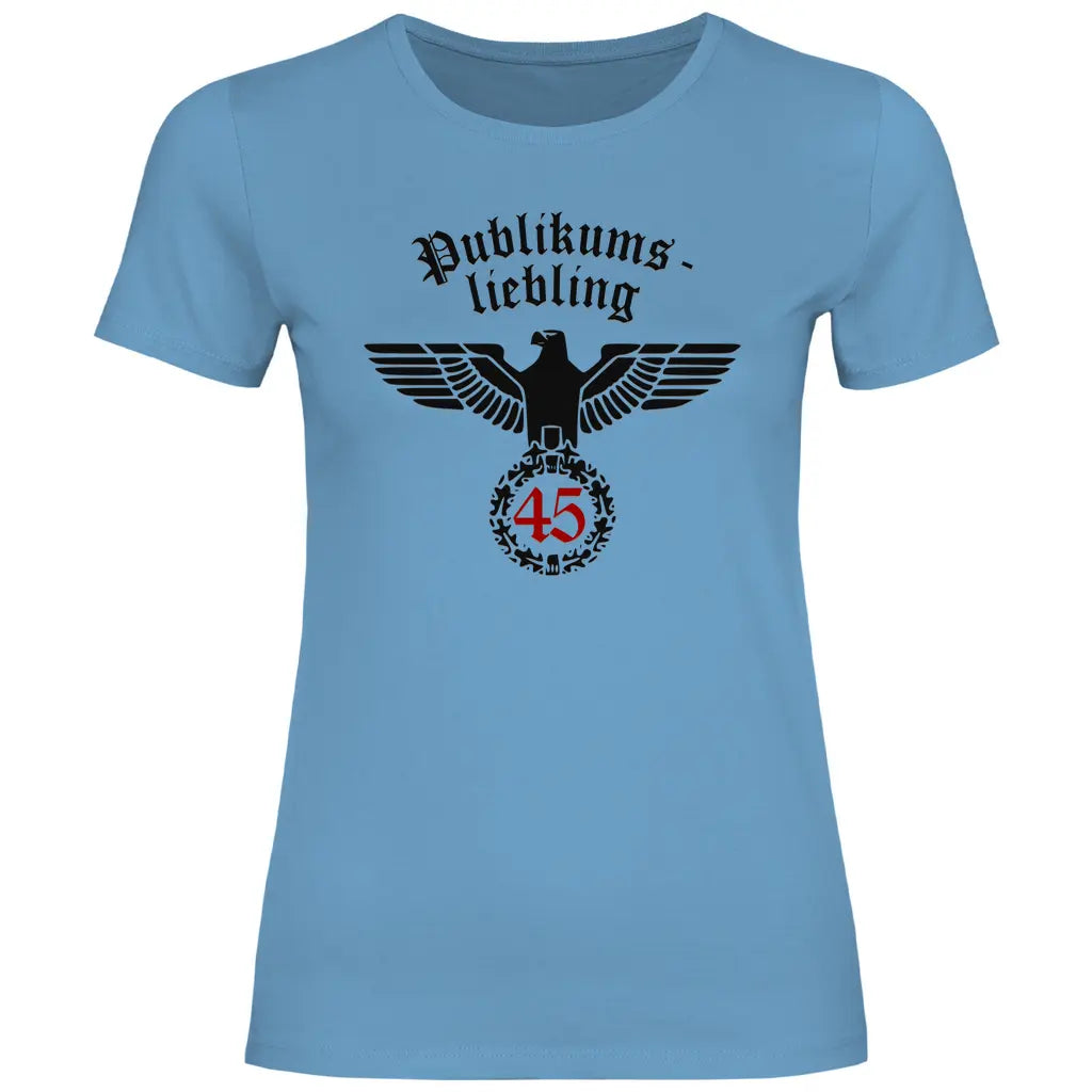 Reichsadler T-Shirt 'Publikumsliebling 45' Damen