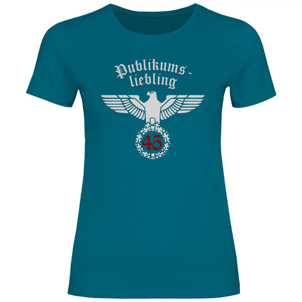 Reichsadler T-Shirt 'Publikumsliebling 45' Damen