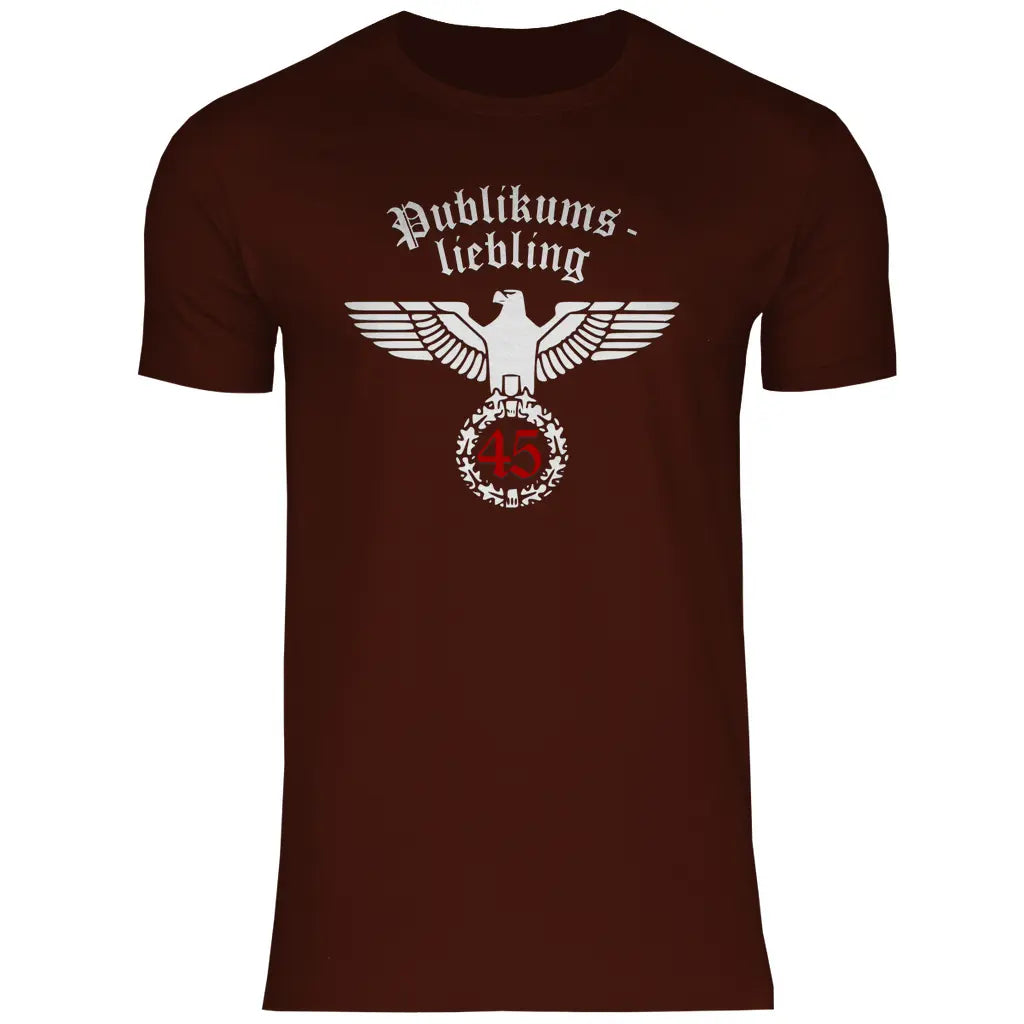 Reichsadler T-Shirt 'Publikumsliebling 45' Herren