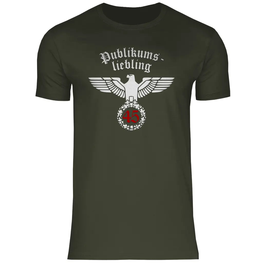Reichsadler T-Shirt 'Publikumsliebling 45' Herren