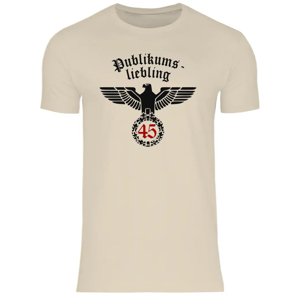 Reichsadler T-Shirt 'Publikumsliebling 45' Herren