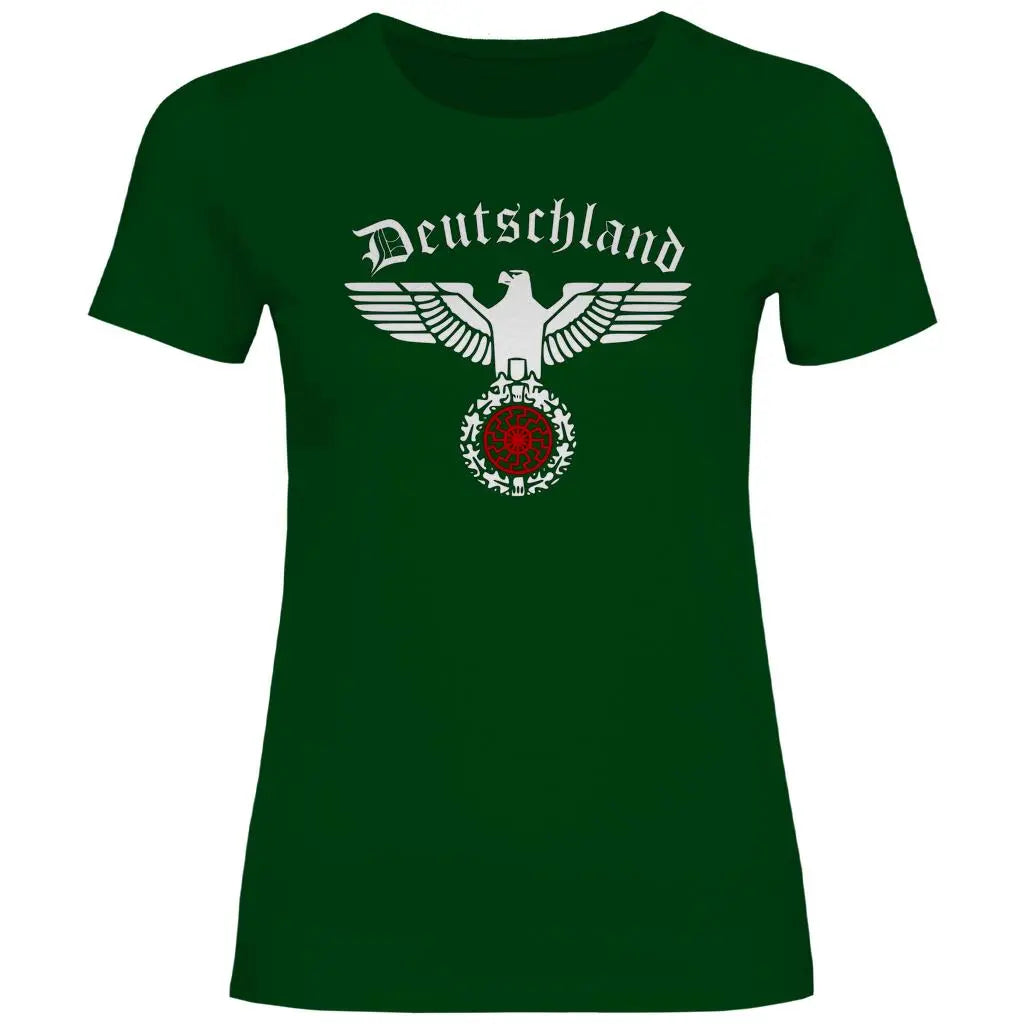 Reichsadler T-Shirt 'Schwarze Sonne' Damen PatriotenPrint