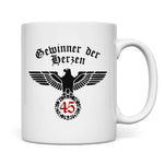 Reichsadler Tasse 'Gewinner der Herzen 45'