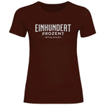 Remigration T-Shirt 'Einhundert Prozent Intolerant' Damen PatriotenPrint