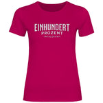 Remigration T-Shirt 'Einhundert Prozent Intolerant' Damen PatriotenPrint