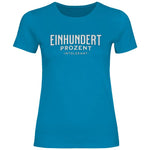 Remigration T-Shirt 'Einhundert Prozent Intolerant' Damen PatriotenPrint