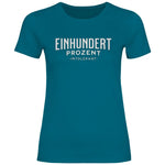 Remigration T-Shirt 'Einhundert Prozent Intolerant' Damen PatriotenPrint