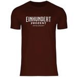 Remigration T-Shirt 'Einhundert Prozent Intolerant' Herren PatriotenPrint
