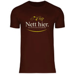 Remigration T-Shirt 'Nett hier' Herren PatriotenPrint