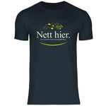 Remigration T-Shirt 'Nett hier' Herren PatriotenPrint