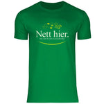 Remigration T-Shirt 'Nett hier' Herren PatriotenPrint
