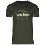 Remigration T-Shirt 'Nett hier' Herren PatriotenPrint