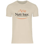 Remigration T-Shirt 'Nett hier' Herren PatriotenPrint