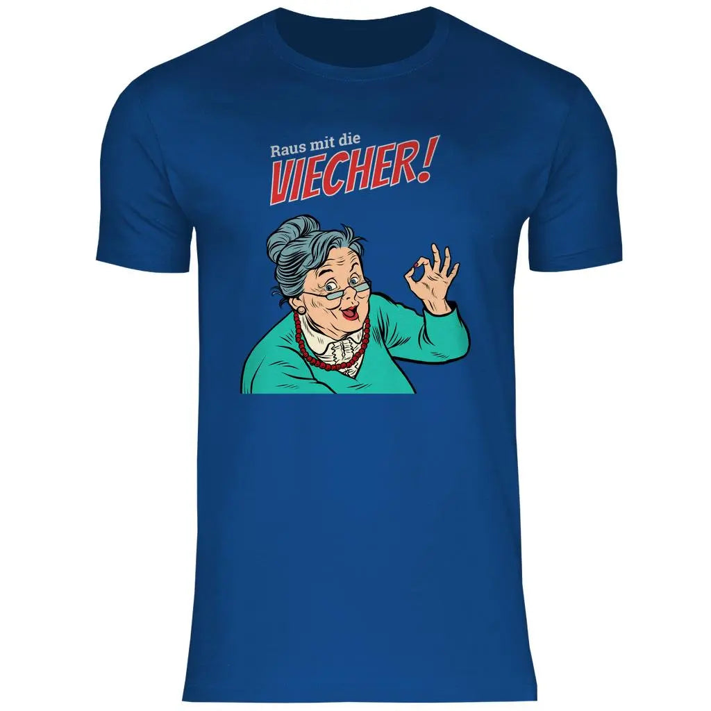 Remigration T-Shirt 'Raus mit die Viecher' Herren PatriotenPrint