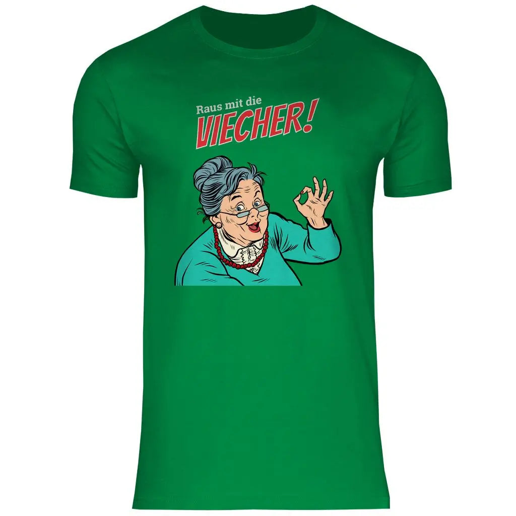 Remigration T-Shirt 'Raus mit die Viecher' Herren PatriotenPrint