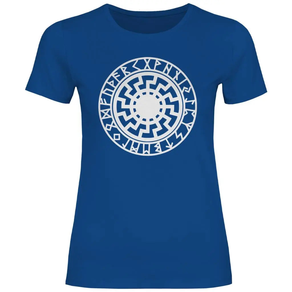 Schwarze Sonne T-Shirt Damen PatriotenPrint
