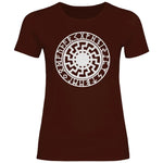 Schwarze Sonne T-Shirt Damen PatriotenPrint