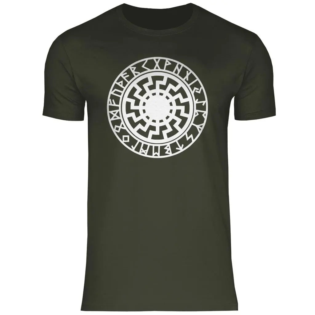 Schwarze Sonne T-Shirt Herren PatriotenPrint