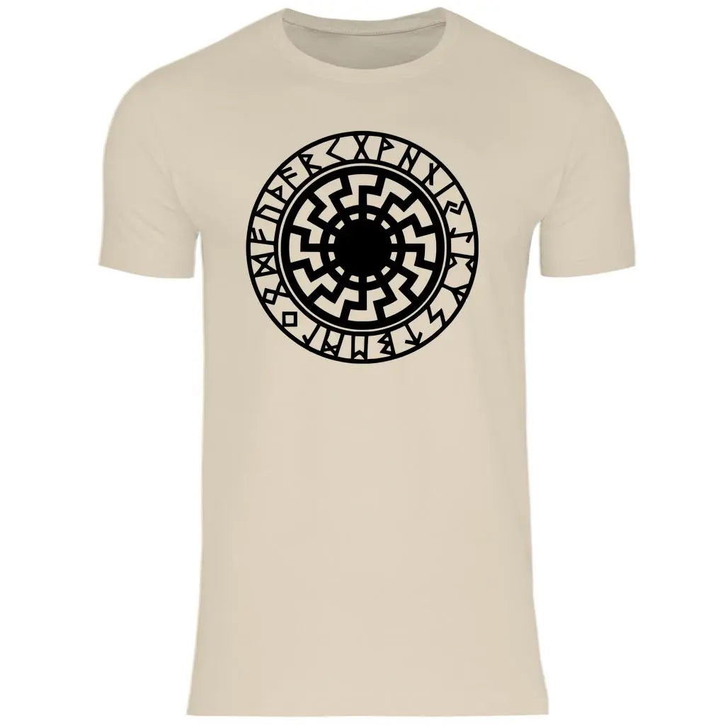 Schwarze Sonne T-Shirt Herren PatriotenPrint