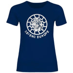 Schwarze Sonne T-Shirt 'Defend Europe' Damen PatriotenPrint