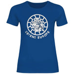 Schwarze Sonne T-Shirt 'Defend Europe' Damen PatriotenPrint