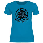 Schwarze Sonne T-Shirt 'Defend Europe' Damen PatriotenPrint