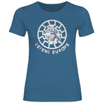 Schwarze Sonne T-Shirt 'Defend Europe' Damen PatriotenPrint