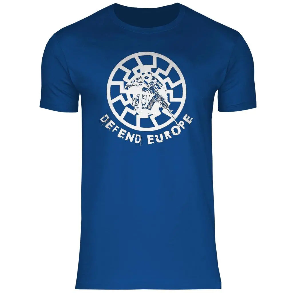 Schwarze Sonne T-Shirt 'Defend Europe' Herren PatriotenPrint