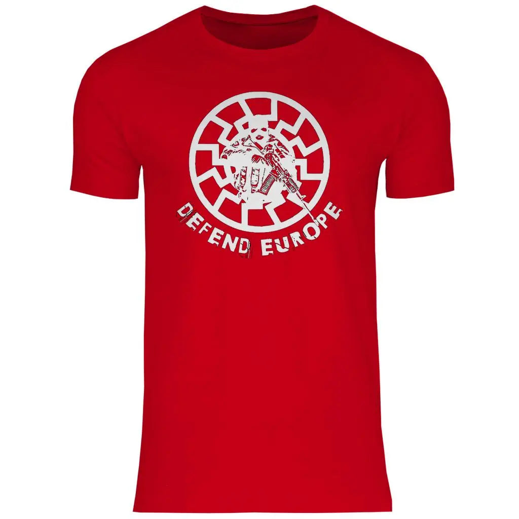 Schwarze Sonne T-Shirt 'Defend Europe' Herren PatriotenPrint