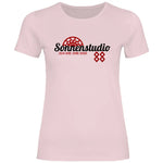 Schwarze Sonne T-Shirt 'Sonnenstudio 88' Damen