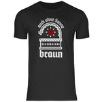 Schwarze Sonne T-Shirt 'auch ohne Sonne braun' Herren