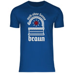 Schwarze Sonne T-Shirt 'auch ohne Sonne braun' Herren